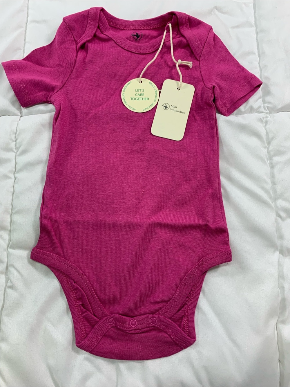 New mini wardrobes bodysuit size 12-18M